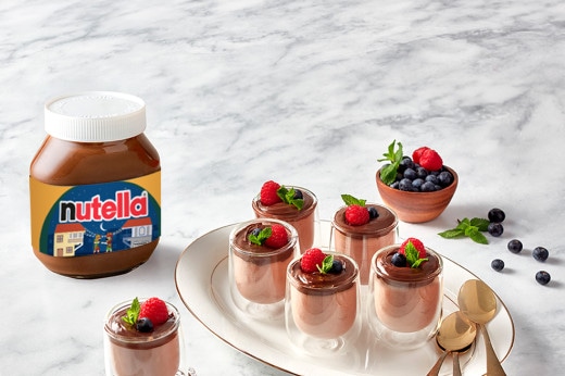 Nutella®'lı Gül Sulu Mus Tarifi