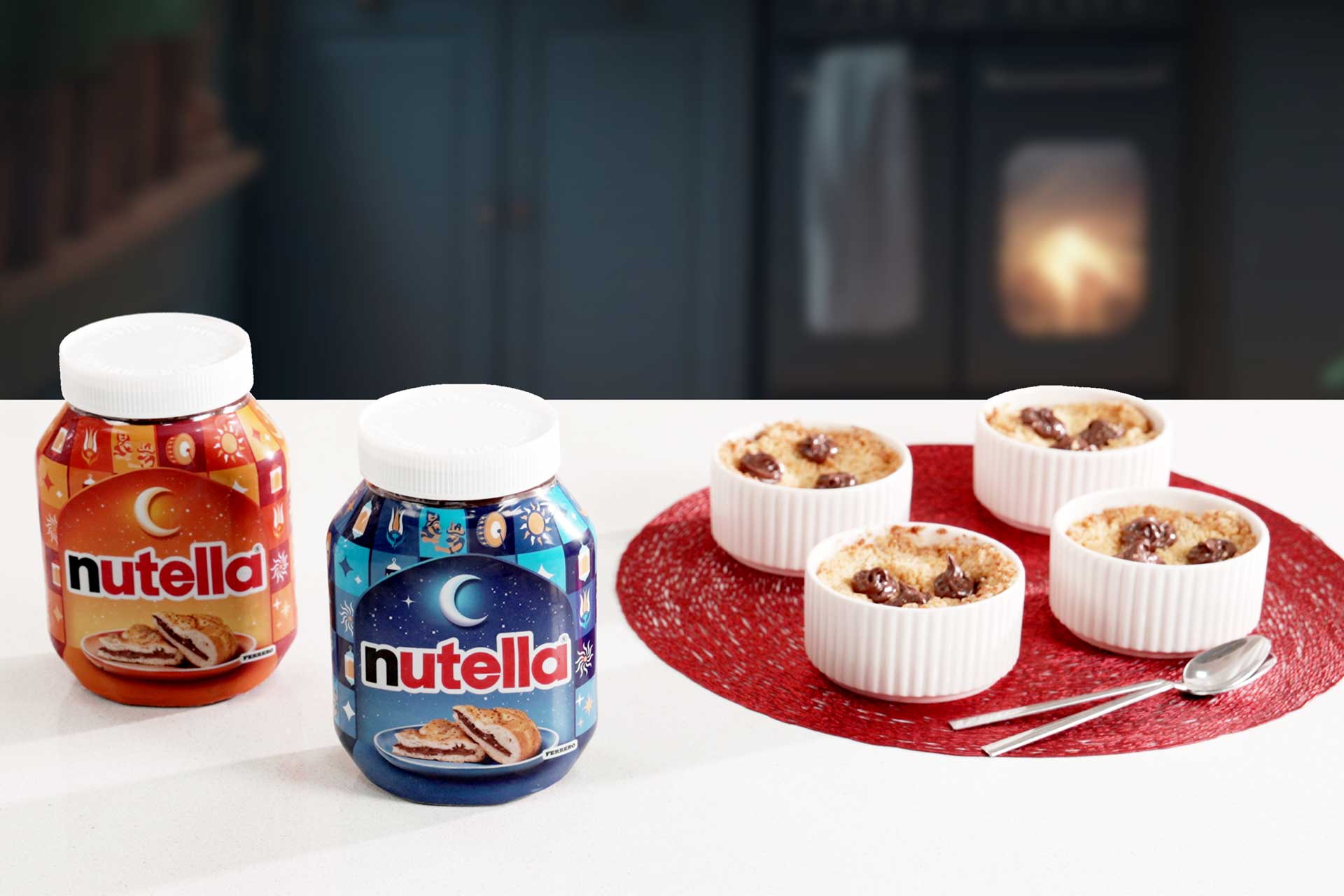 Nutella®lı Elmalı Crumble