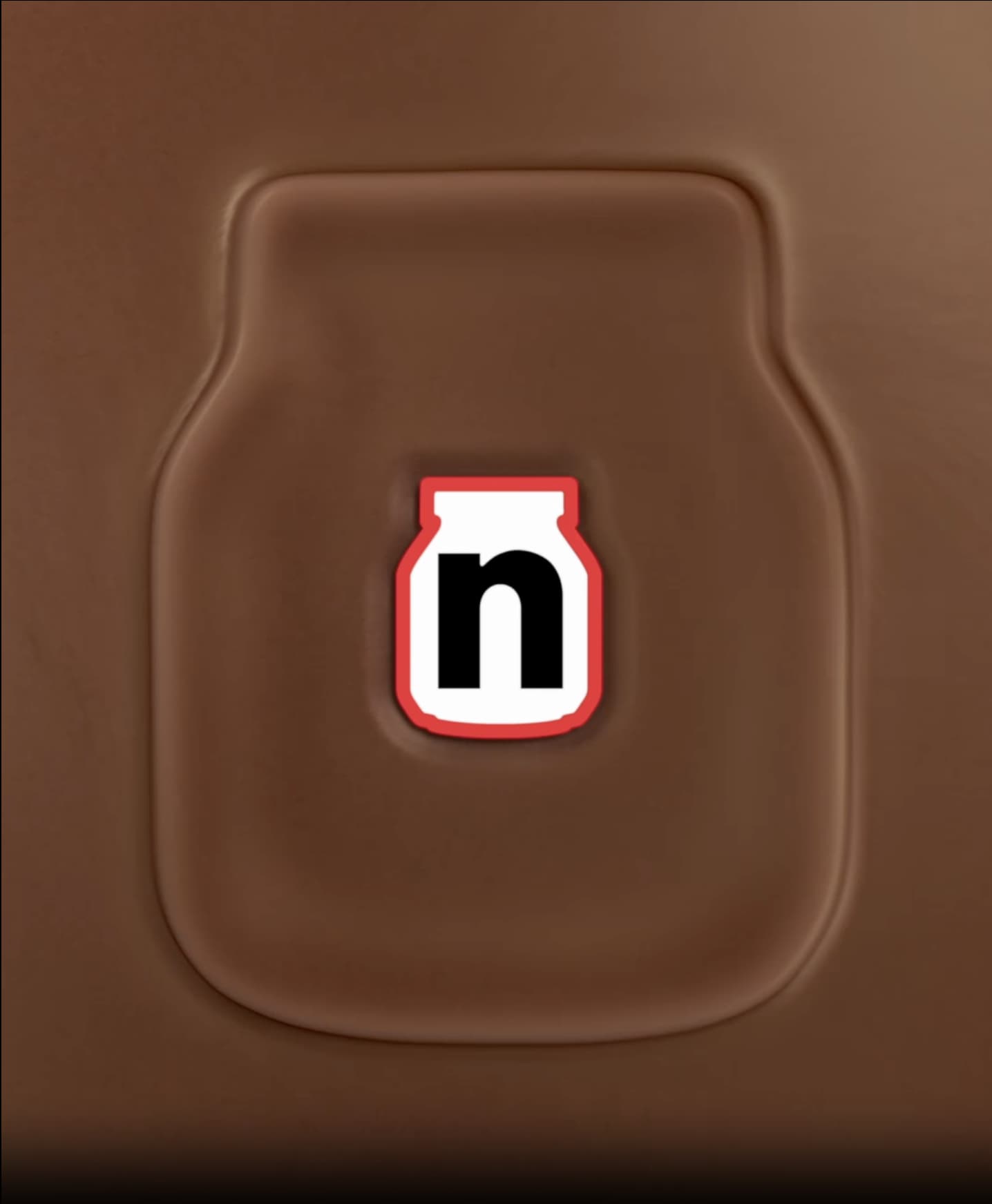 Nutella logo with background