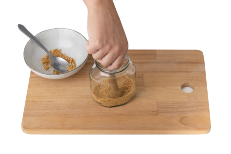 Nutella®lı Magnolia - step 1