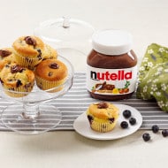 藍莓馬芬鬆糕搭能多益®榛果可可醬