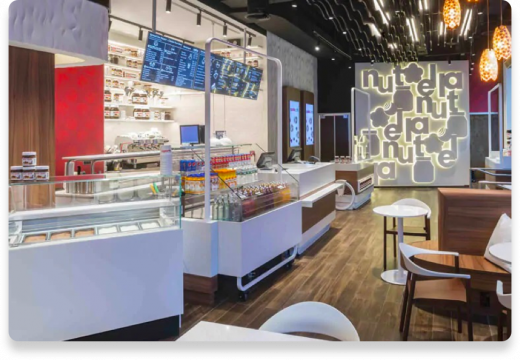 Cafe New York inside Counter | Nutella