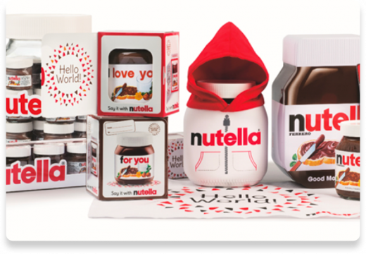 Travel Packages Set | Nutella