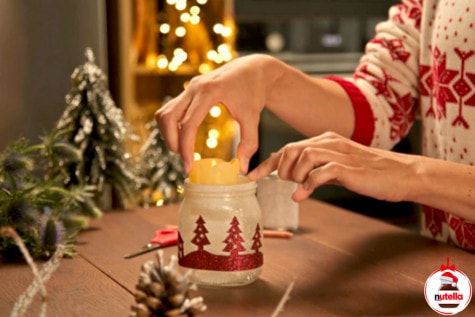 Jar candle holder 3 | Nutella