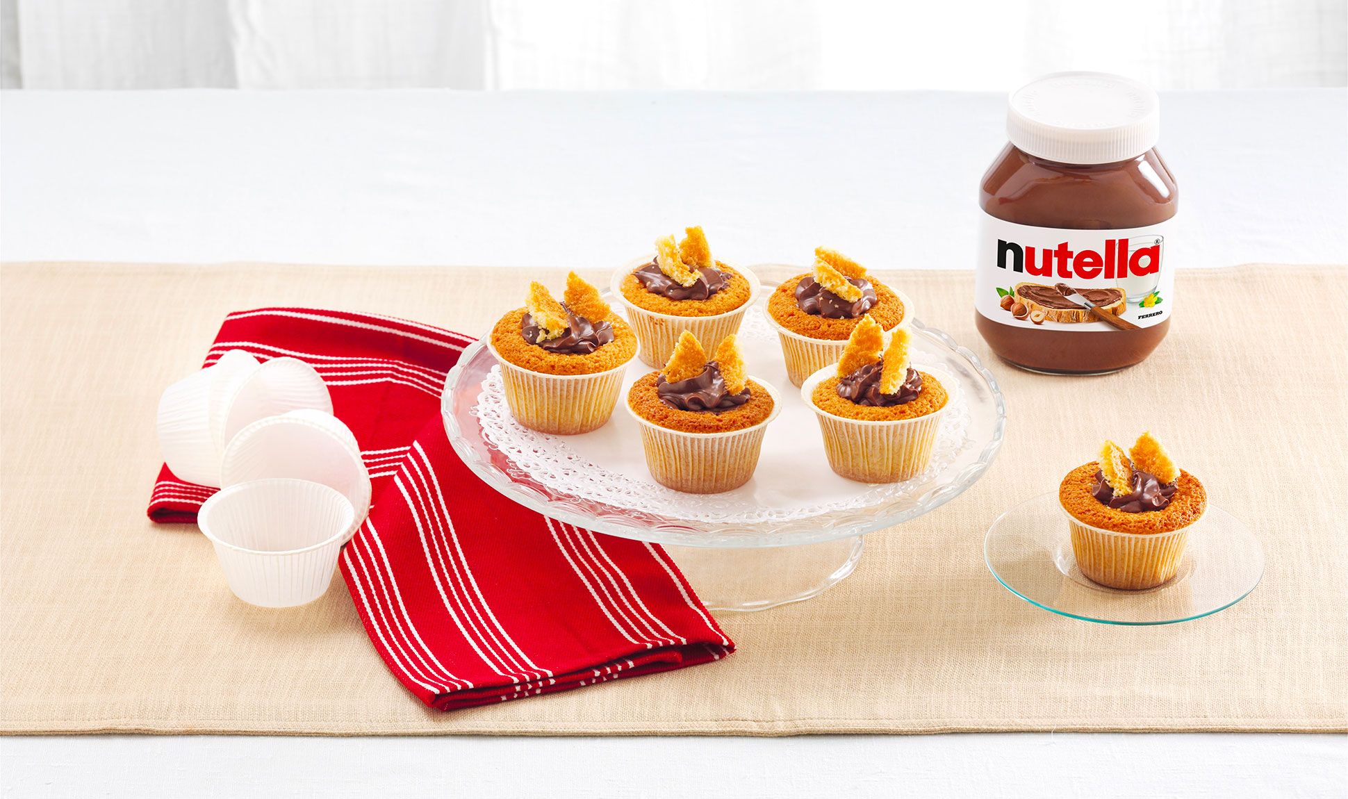 Chocolate Cupcakes with Nutella® Recipe