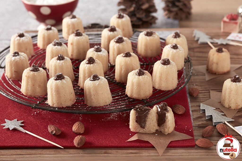 Christmas Financiers with Nutella® Recipe
