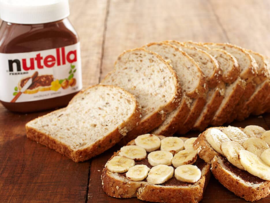 Banana toast with Nutella® Recipe