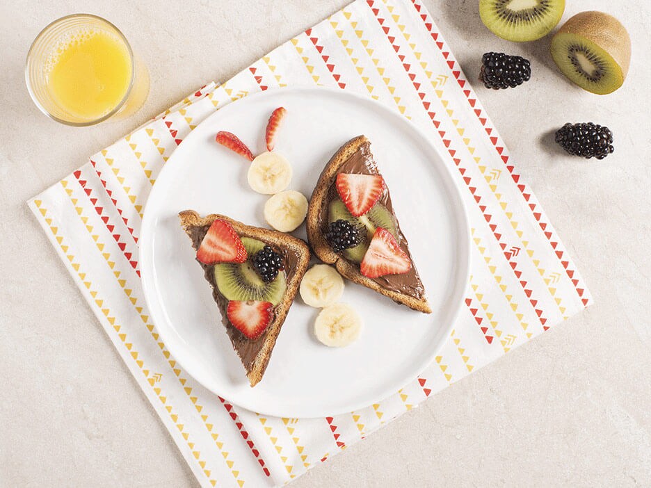 Breakfast Butterfly Toasts Recipe