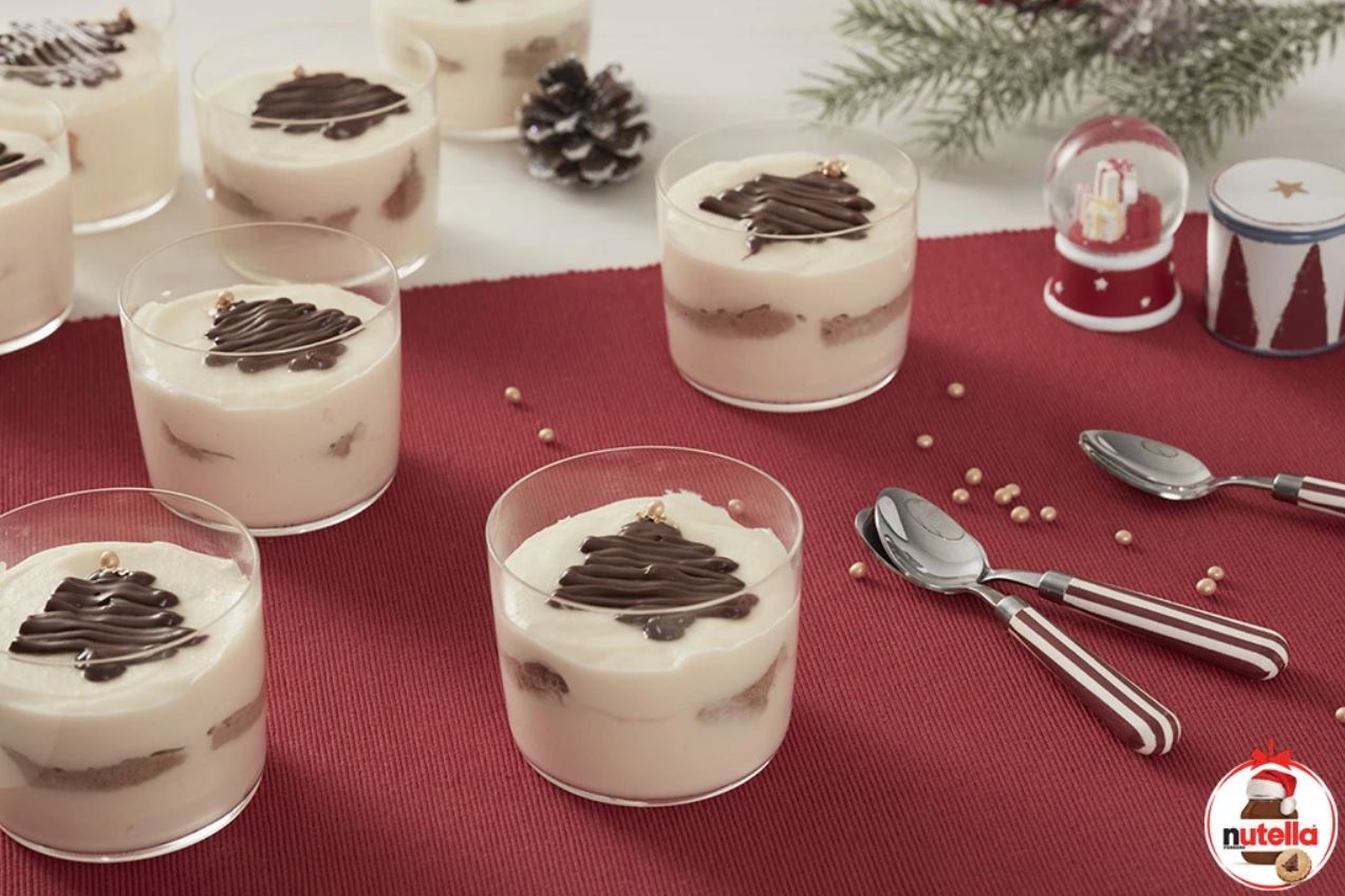 Mini Christmas Tiramisù Recipe with Nutella®