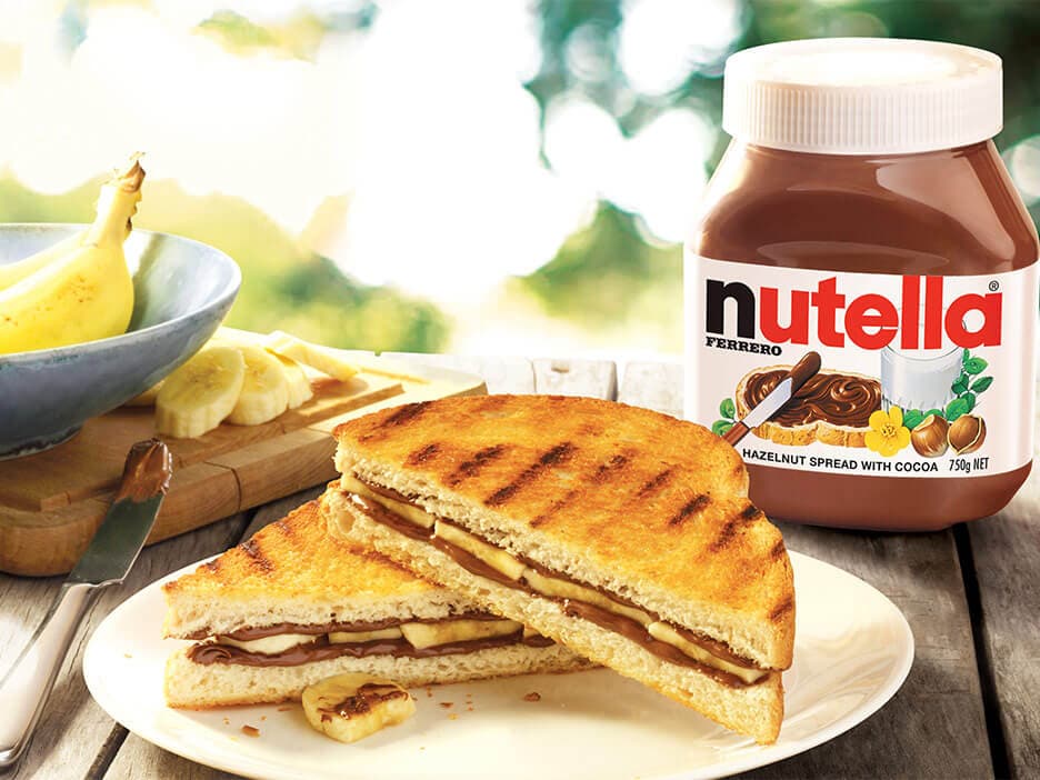 Toasties with Nutella® & Banana Recipe