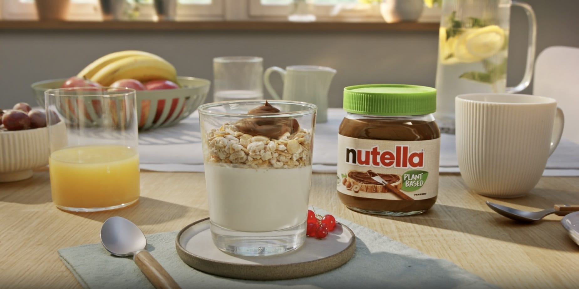 Vegan Yoghurt with Nutella