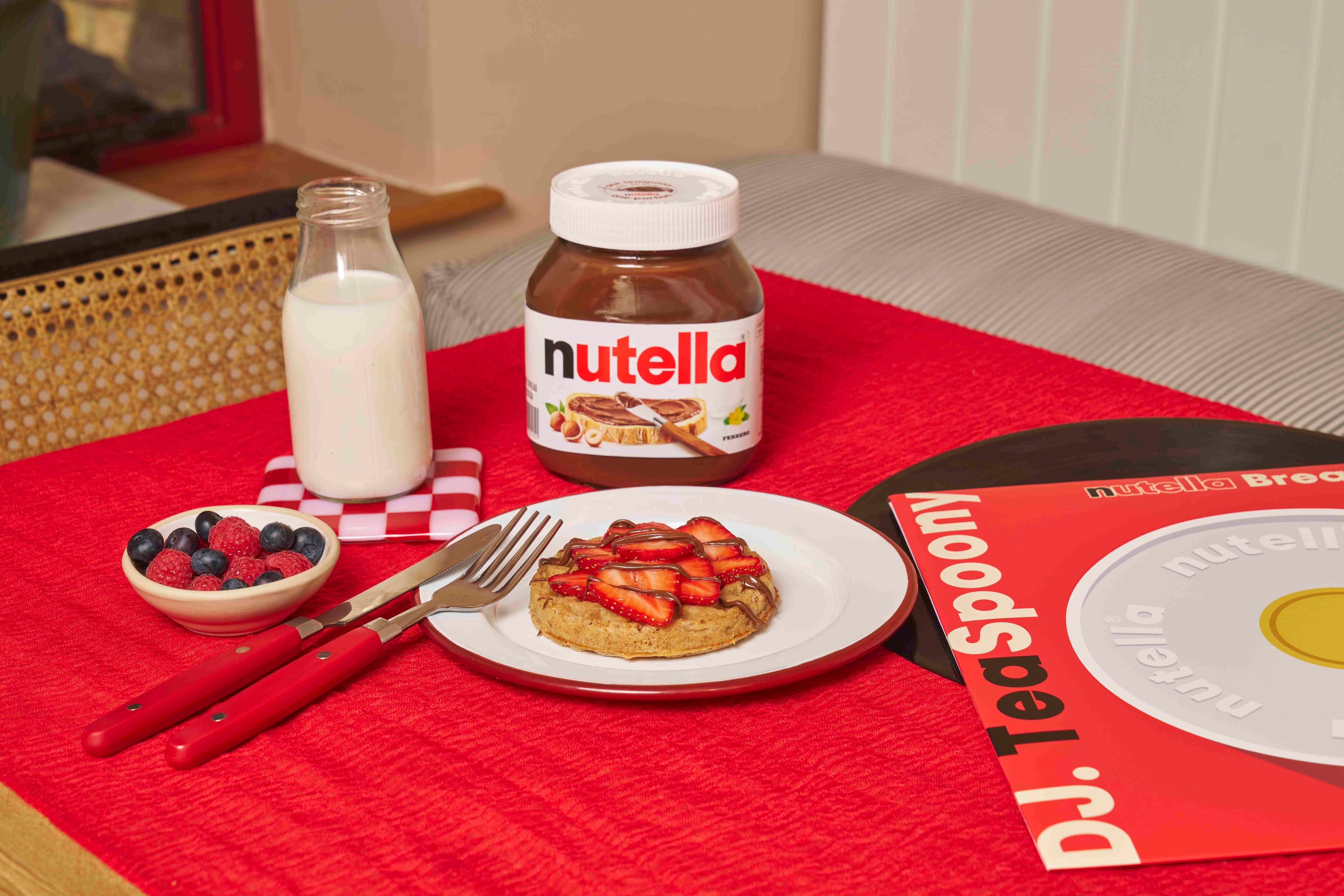 DJ Tea-Spoony’s ‘Headliner’ Waffles with Fruit & Nutella® Recipe