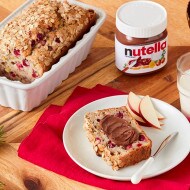 Cranberry and Nut Banana Bread with NUTELLA® hazelnut spread | Nutella