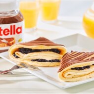 Sponge cake crepes with blueberries and Nutella® | Recipes | Nutella® Recipe