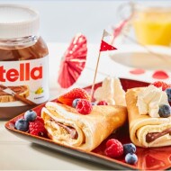 Sponge cake crepes with fruit and whipped cream | Recipes | Nutella® Recipe