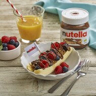 Nutella banana split sailing boats