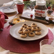 Thumbprint Cookies By Nutella