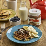 Blueberry Pancakes with Nutella | Nutella