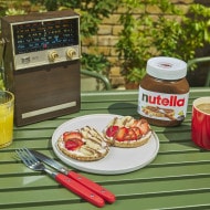 DJ Tea-Spoony’s Nutella® Breakfast Bagel Banger Recipe