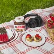 DJ Tea-Spoony’s Morning Mix Scones with Strawberries and Nutella® Recipe