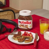 DJ Tea-Spoony’s ‘Absolute Bop’ French Toast with Nutella® and Strawberries Recipe