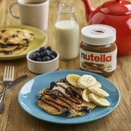 Blueberry Pancakes with Nutella® Recipe