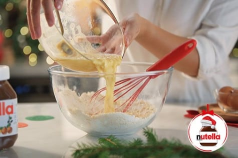 Mini banana breads with Nutella® - step 1