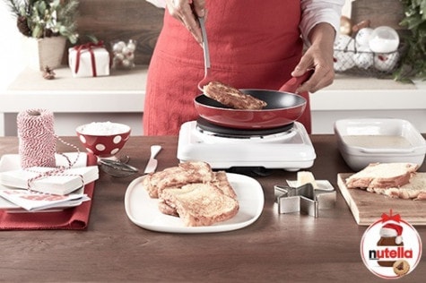 Star French toasts with Nutella® - step 2