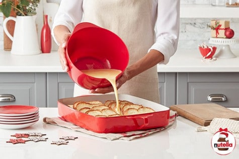 Challah French Toast Bake with NUTELLA® hazelnut spread step3 | Nutella Challah French Toast Bake with NUTELLA® hazelnut spread step3 | Nutella
