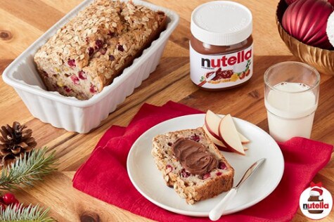 Cranberry and Nut Banana Bread with NUTELLA® hazelnut spread step3 | Nutella