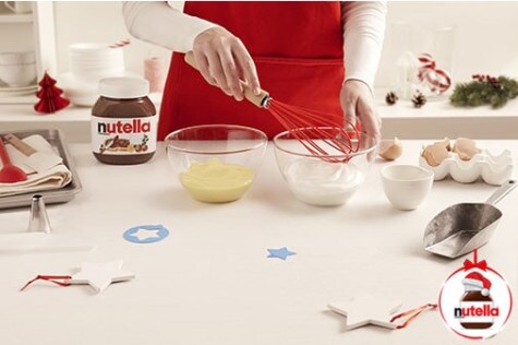 Xmas deco roll cake with Nutella® - step 3