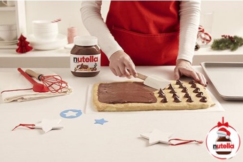 Xmas deco roll cake with Nutella® - step 5