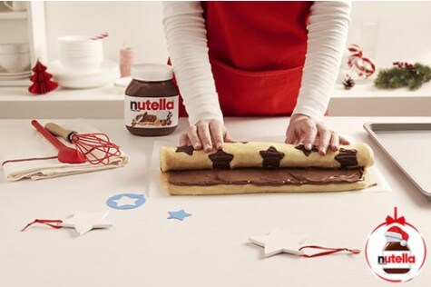 Xmas deco roll cake with Nutella® - step 6