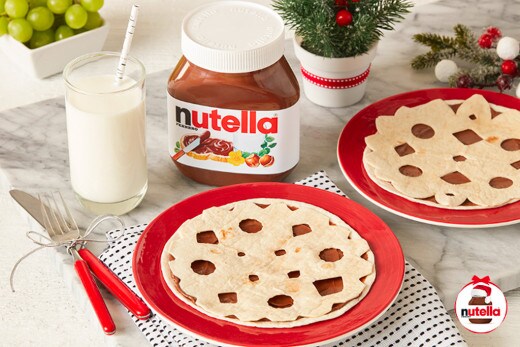 Tortilla snowflakes with NUTELLA® hazelnut spread | Nutella