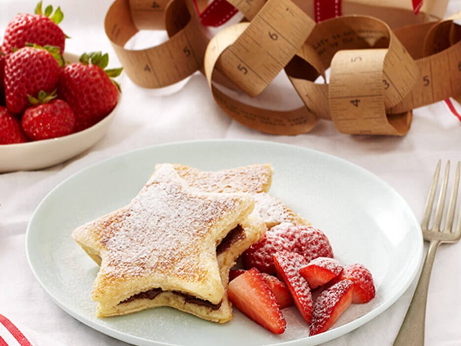 French toast with Nutella® & strawberries