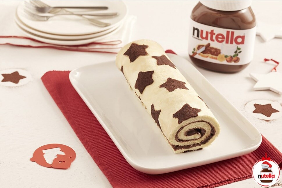 Xmas deco roll cake with nutella® | Nutella