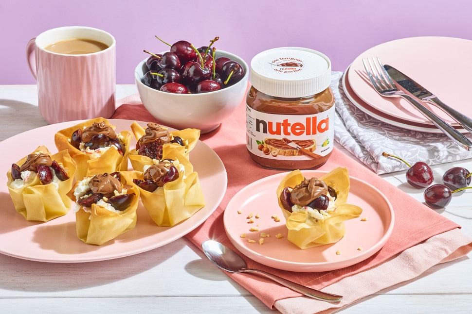 Nutella cherry ricotta pastries | Nutella®