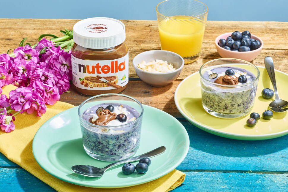 Nutella chia seed blueberry breakfast pot | Nutella®