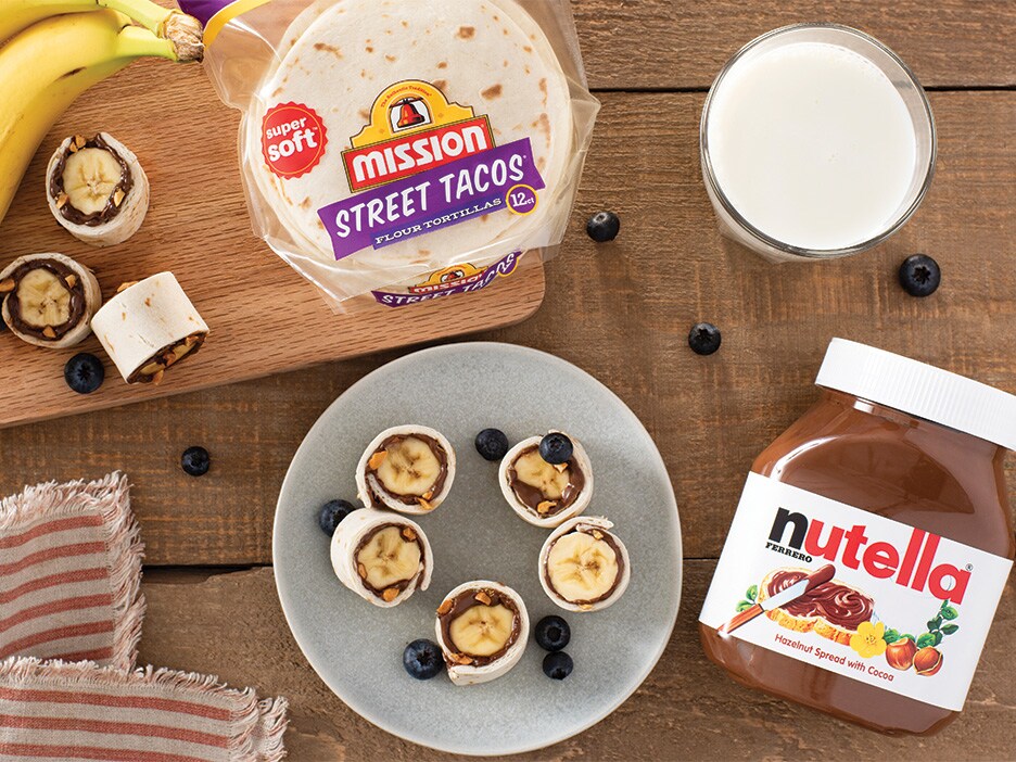 Mission® Banana Nutella® Wraps 