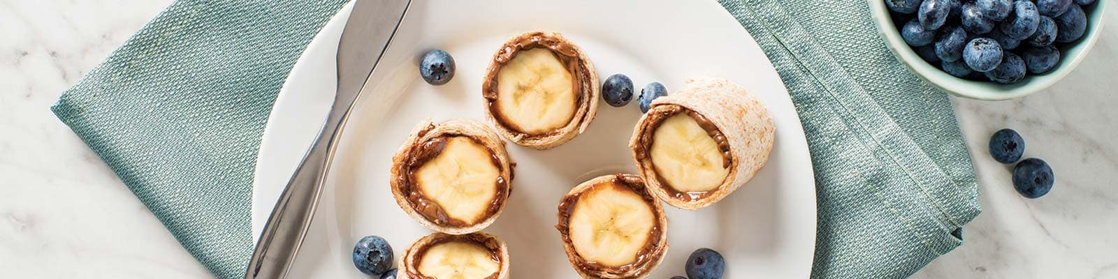Banana Tortilla Bites with Nutella® 