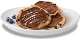 Blueberry-pancakes-with-Nutella® 