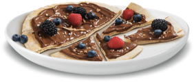 Breakfast Pizza with Nutella® 