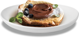 Dutch Baby Pancakes with Nutella®