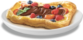 Pannukakku Pancakes with Nutella®
