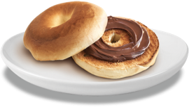 Bagels with Nutella® 