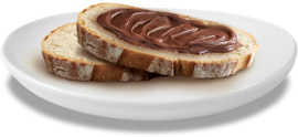 Sourdough toast with Nutella®