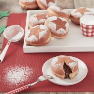 Holiday Doughnuts with Nutella® hazelnut spread
