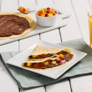 Fresh Fruit Salsa Crepes with NUTELLA® hazelnut spread