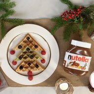 Matcha Tree Waffles with Nutella® | Nutella