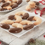 Vanilla crescents with Nutella® hazelnut spread